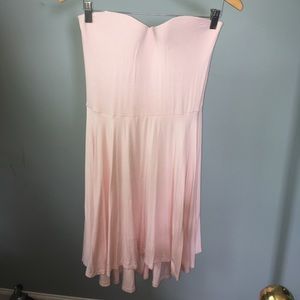 Light Pink Sleeveless Dress w/ Built in Bra